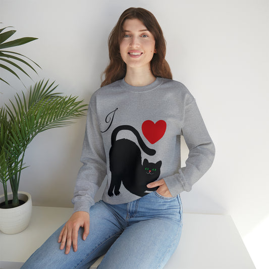 I Love Cats Sweatshirt - Perfect Mirror Store