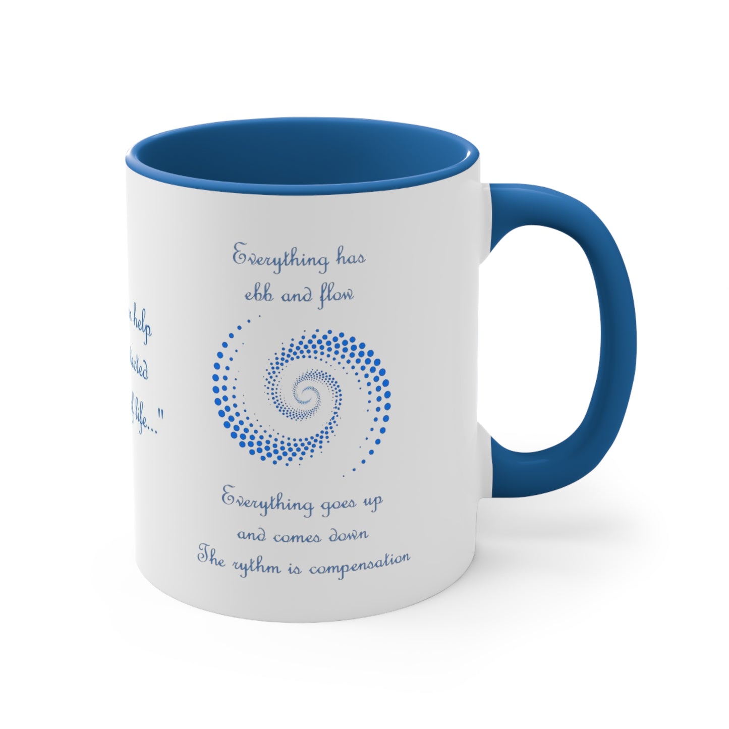 Archangel Michael Everything Has Ebb And Flow Accent Coffee Mug, 11oz