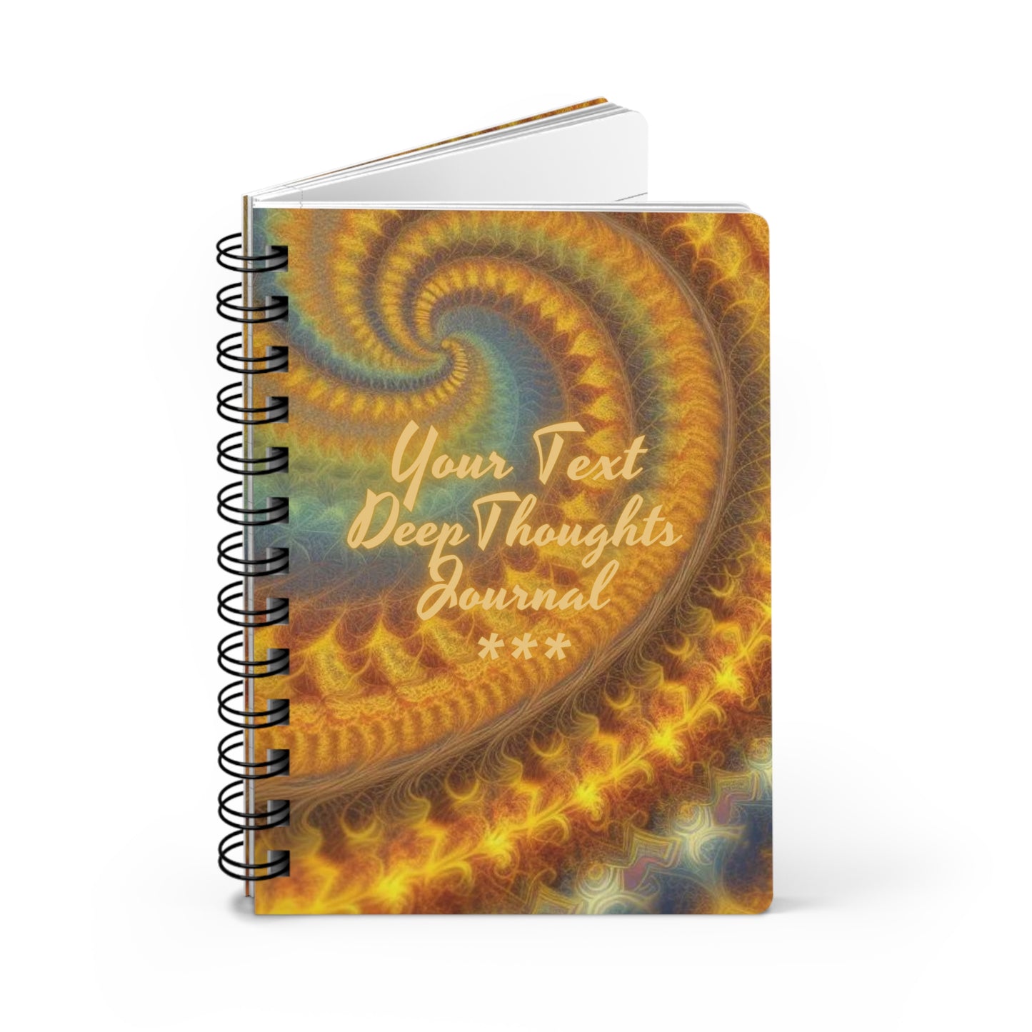 Deep Thoughts (personalized) Spiral Bound Journal