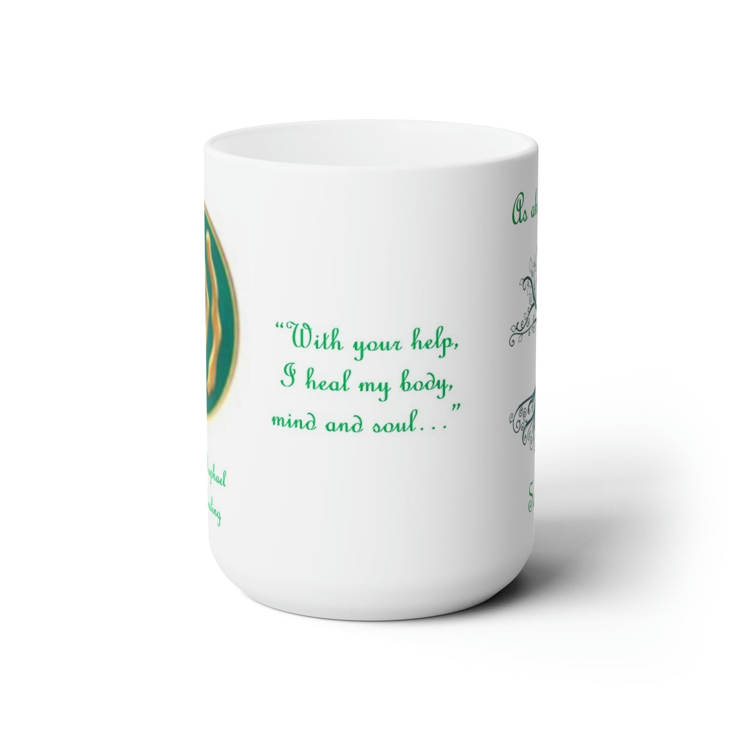 Archangel Raphael As Above So Below Ceramic Mug 15oz