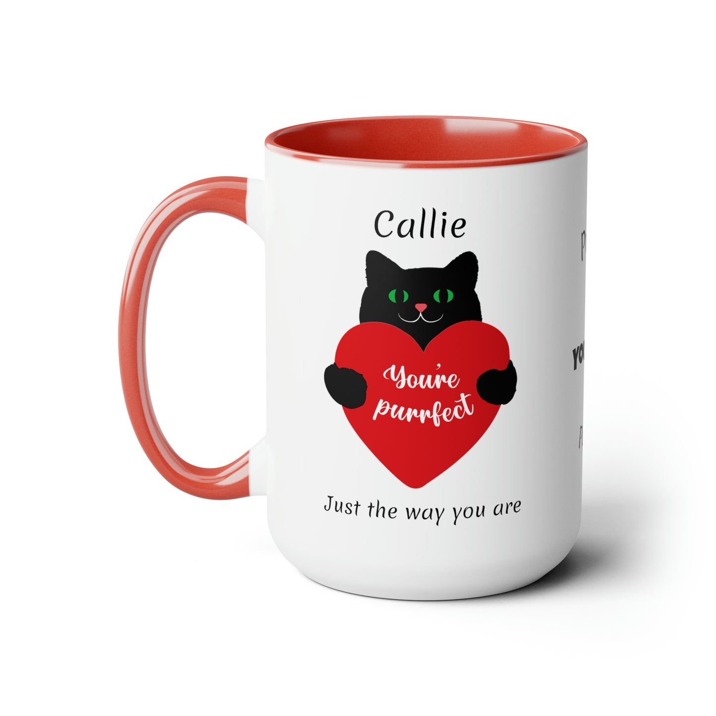 You're Purrfect (personalized) Mug, 15oz