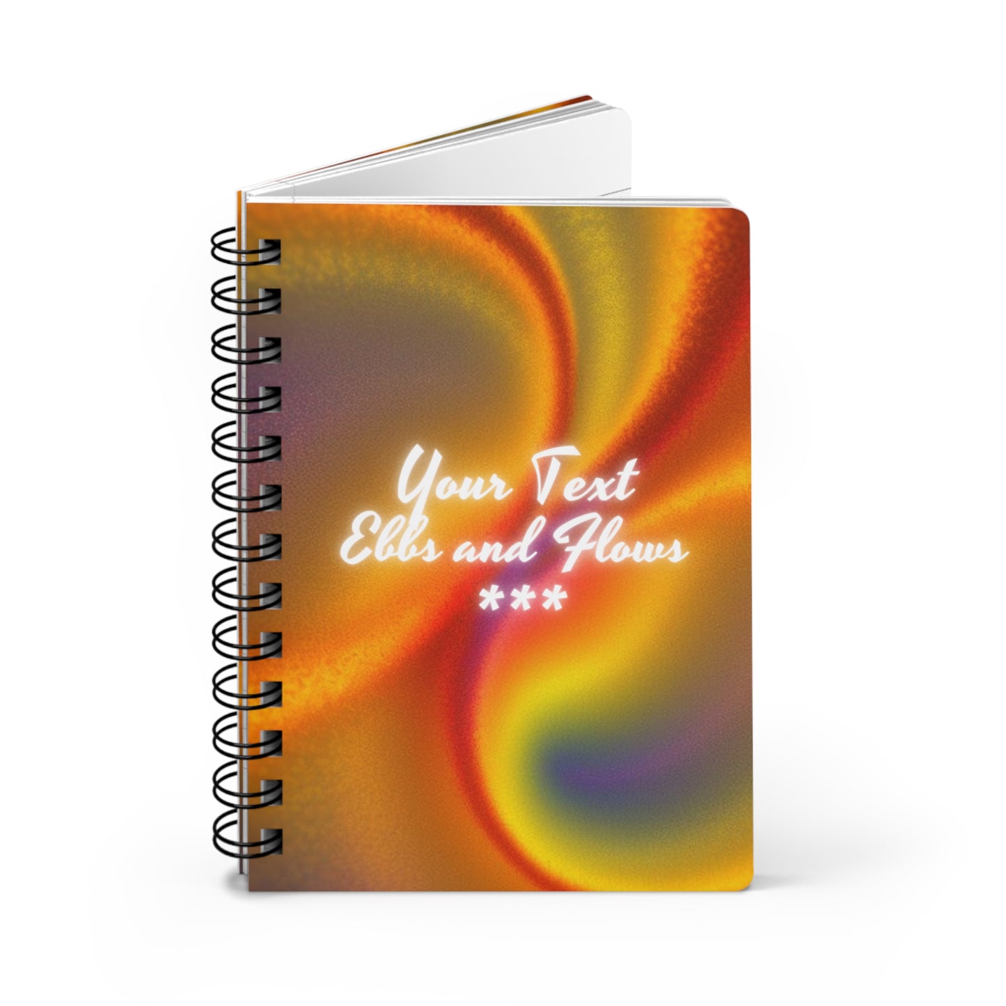 Ebbs And Flows (personalized) Spiral Bound Journal