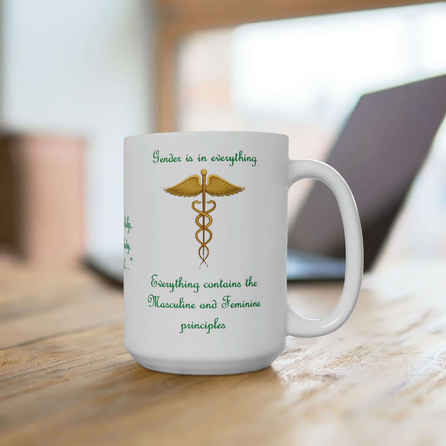 Archangel Raphael Gender Is In Everything Ceramic Mug 15oz