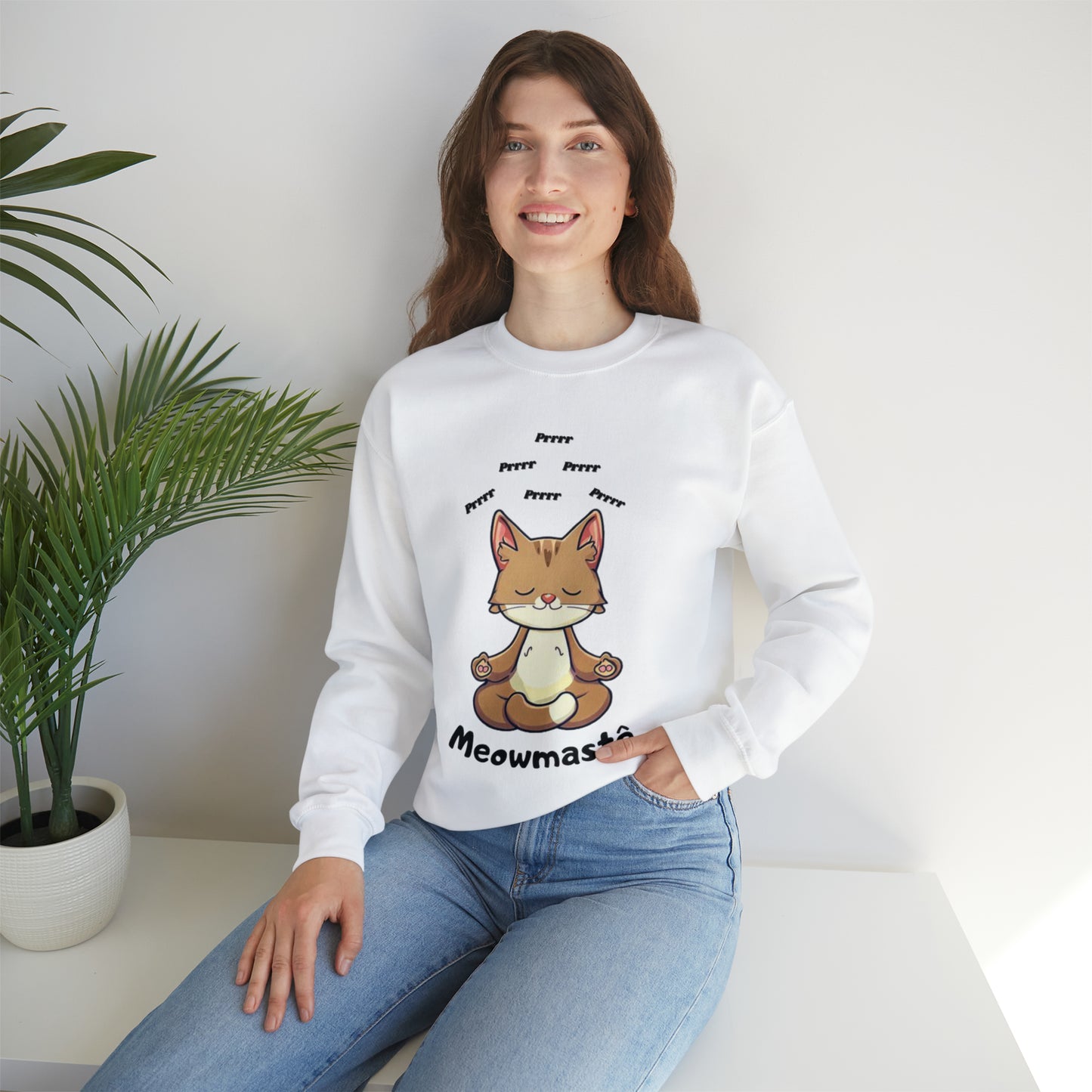 Meowmastê Sweatshirt - Perfect Mirror Store