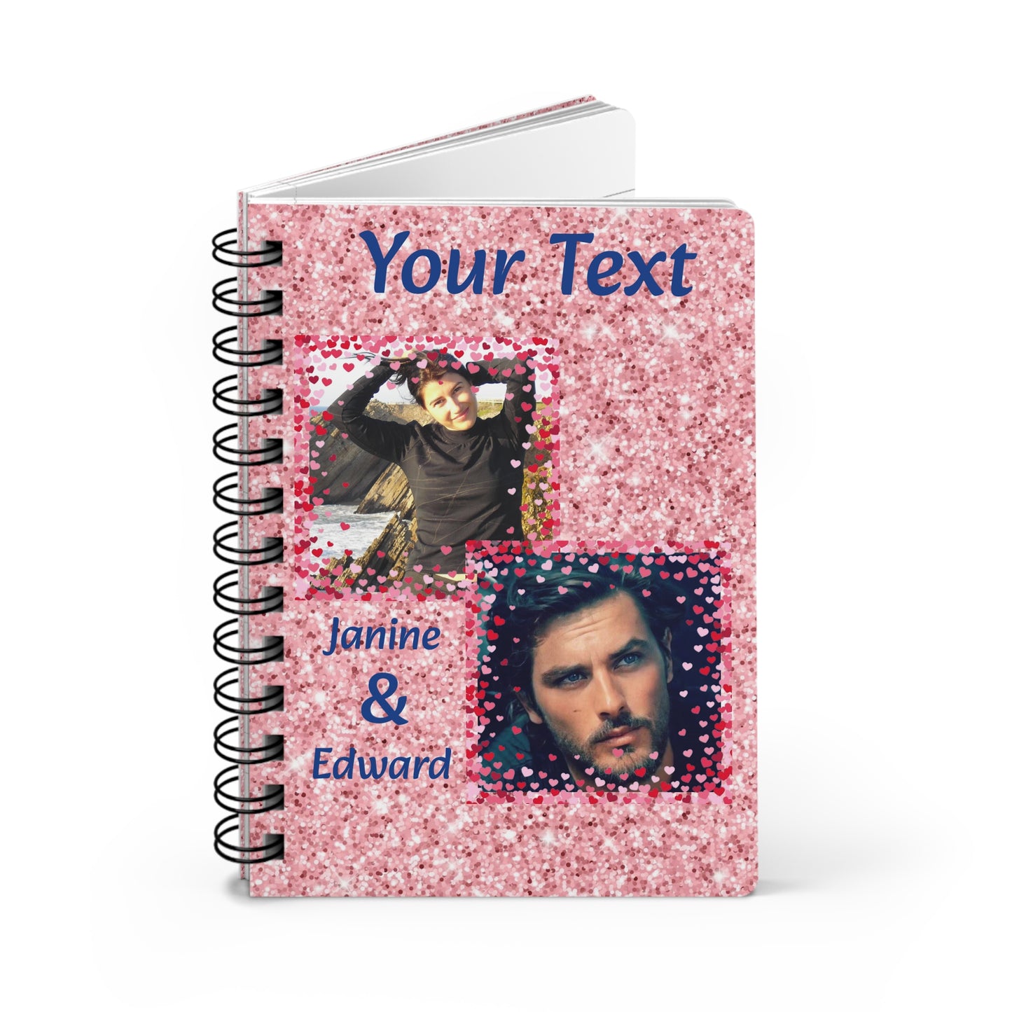 You And Me (personalized) Spiral Bound Journal