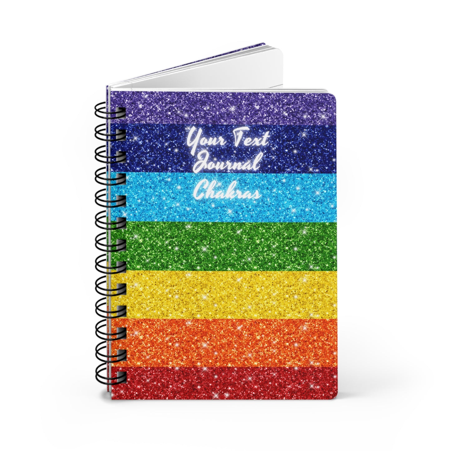 7 Chakras (personalized) Spiral Bound Journal