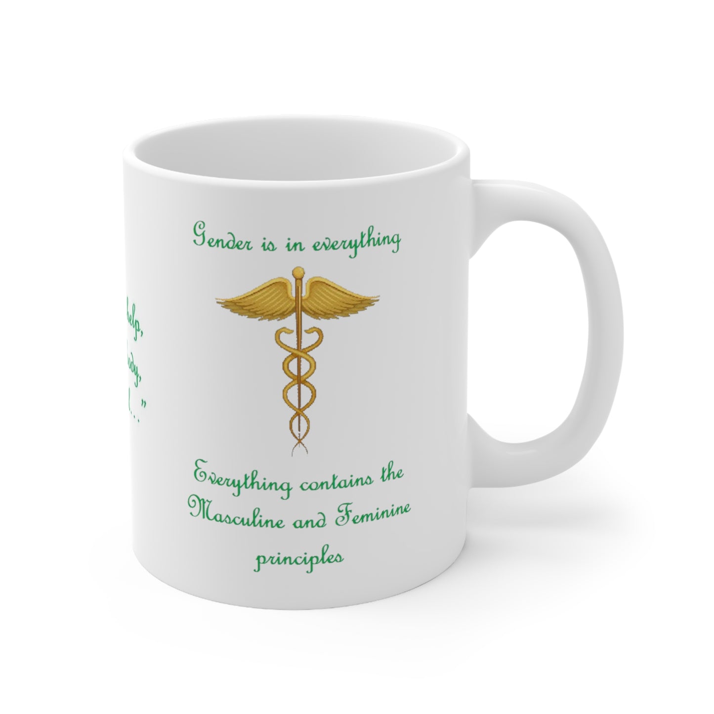 Archangel Raphael Gender Is In Everything Ceramic Mug 11oz