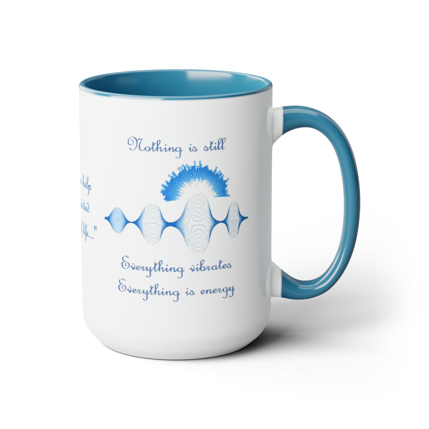 Archangel Michael Nothing Is Still Two-Tone Coffee Mugs, 15oz