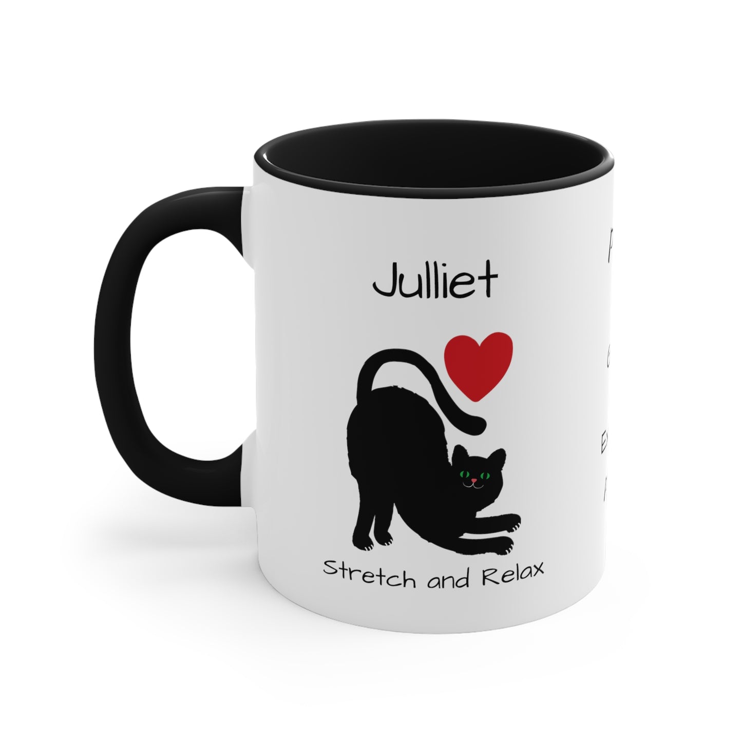 Stretch And Relax (personalized) Mug, 11oz