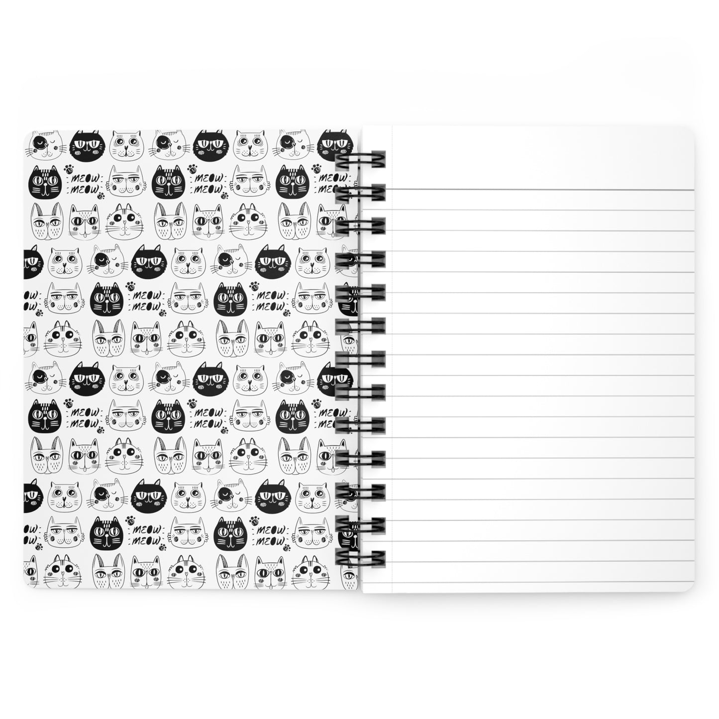 Meow Meow (personalized) Spiral Bound Journal