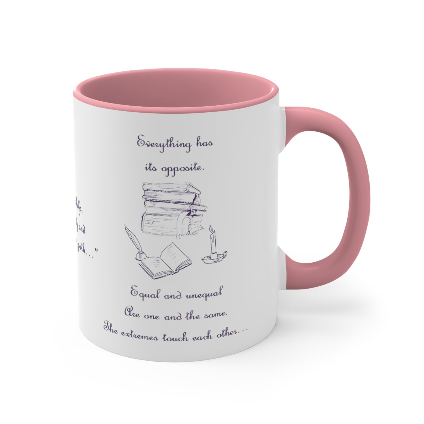 Archangel Gabriel Everything Has Its Opposite Accent Coffee Mug, 11oz