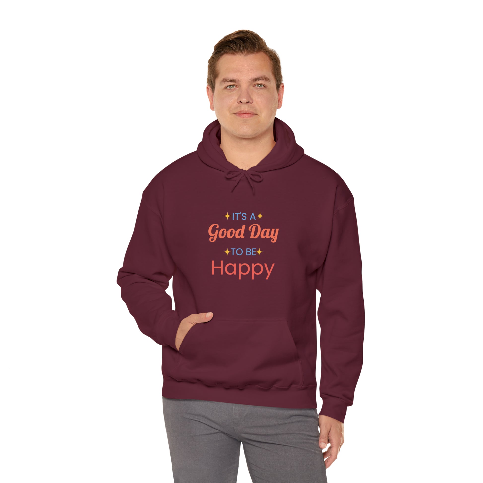 It's A Good Day To Be Happy Hoodie - Perfect Mirror Store