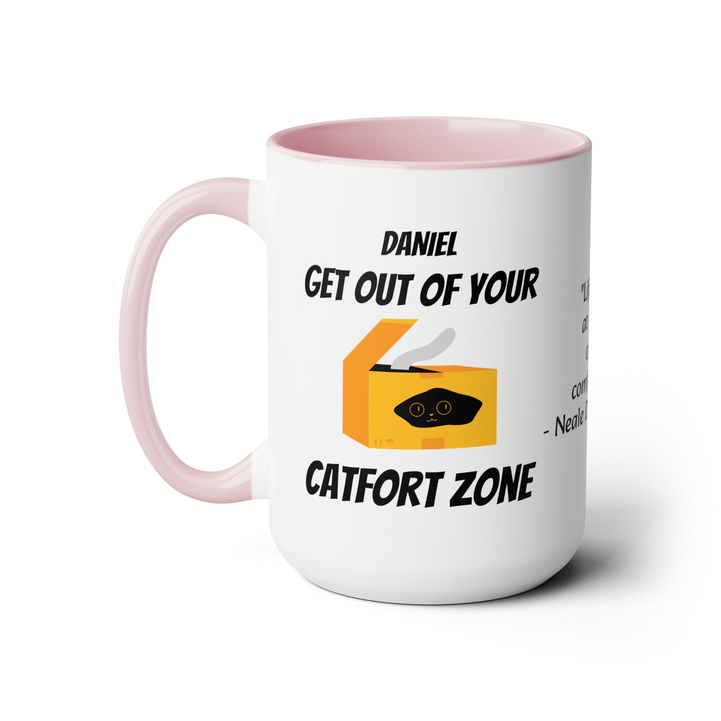 Catfort Zone (personalized) Mug, 15oz