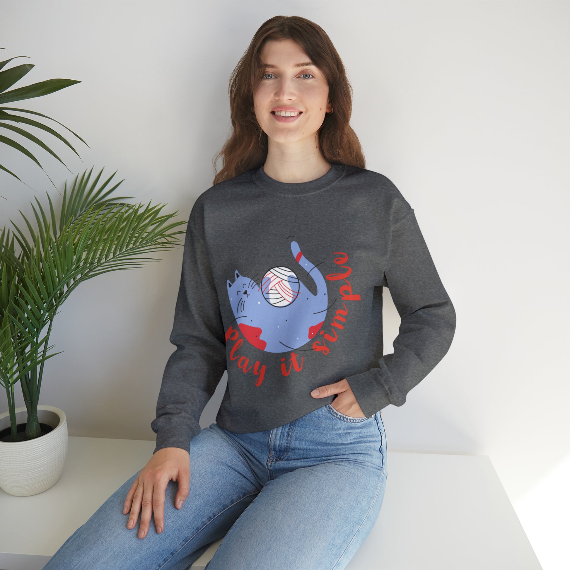 Play It Simple Sweatshirt - Perfect Mirror Store