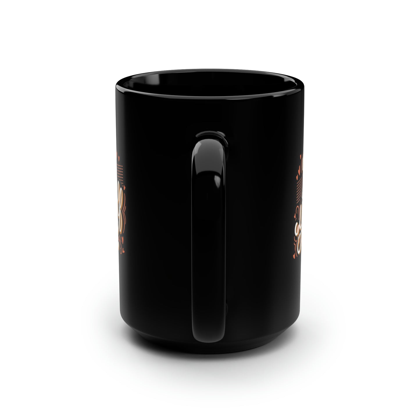 Love Yourself 1 Black Mug, 15oz