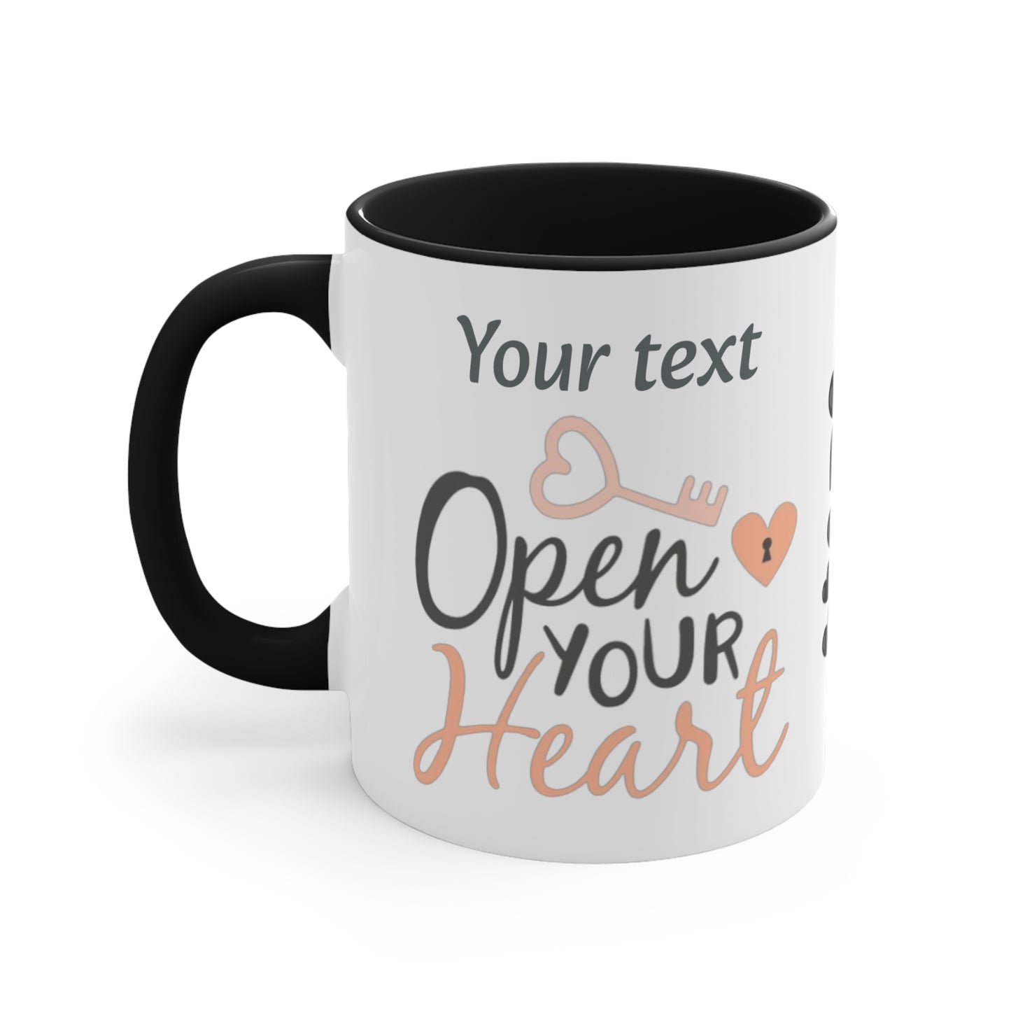 Open Your Heart (personalized), 11oz Mug