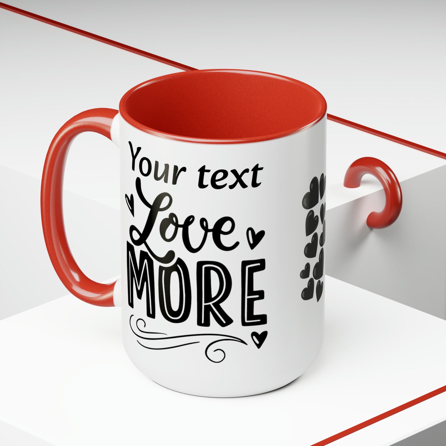 Love More (personalized), 15oz Mug