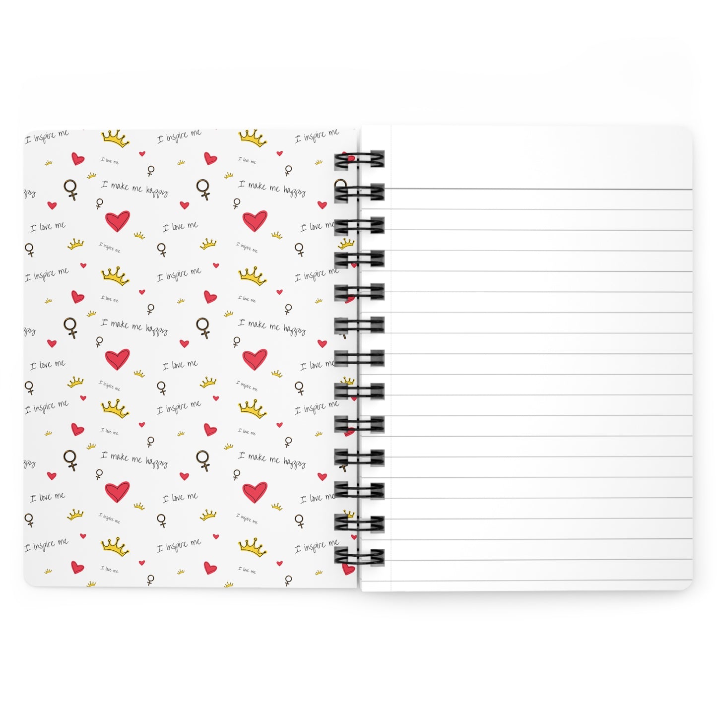 Self Care (personalized) Spiral Bound Journal