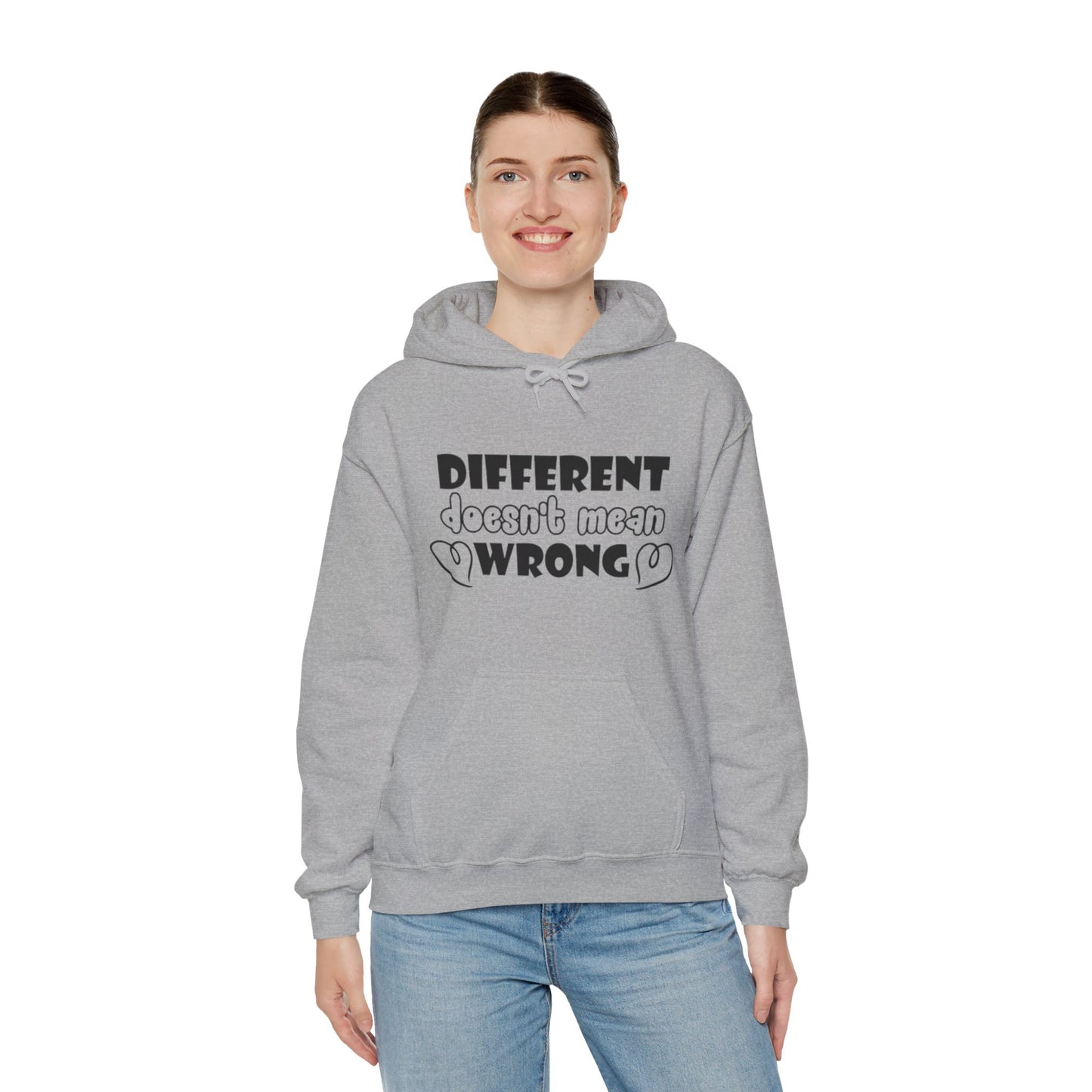 Different Doesn't Mean Wrong Hoodie