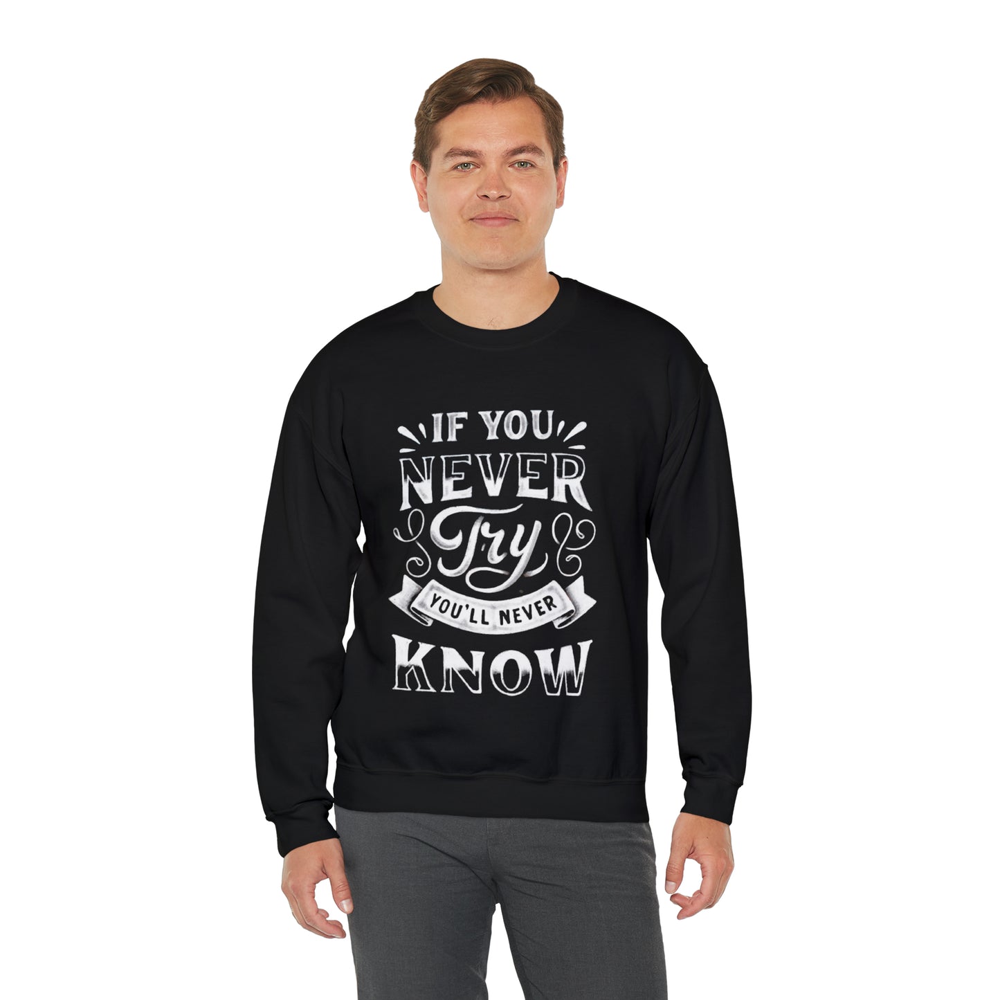 If You Never Try You'll Never Know Sweatshirt