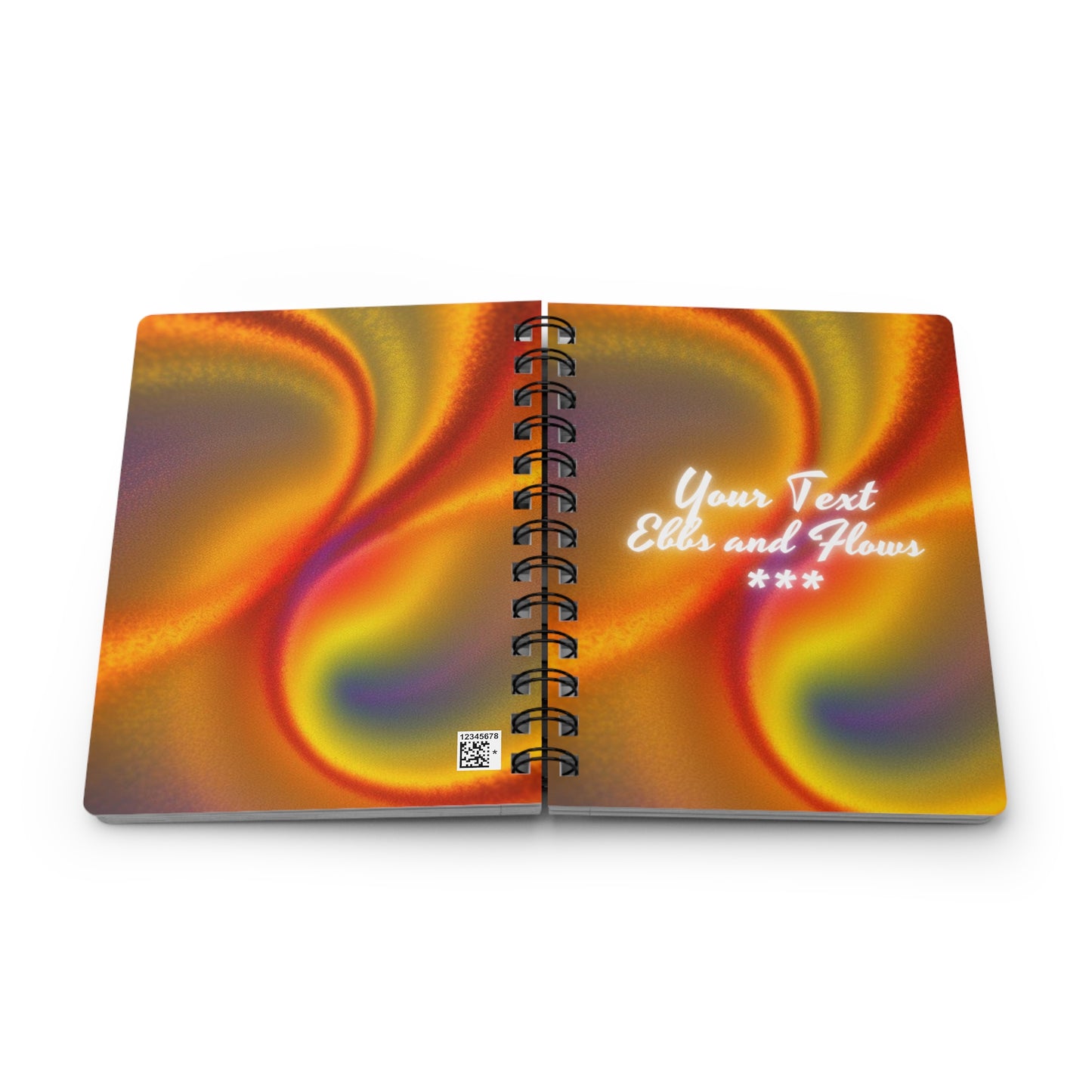 Ebbs And Flows (personalized) Spiral Bound Journal