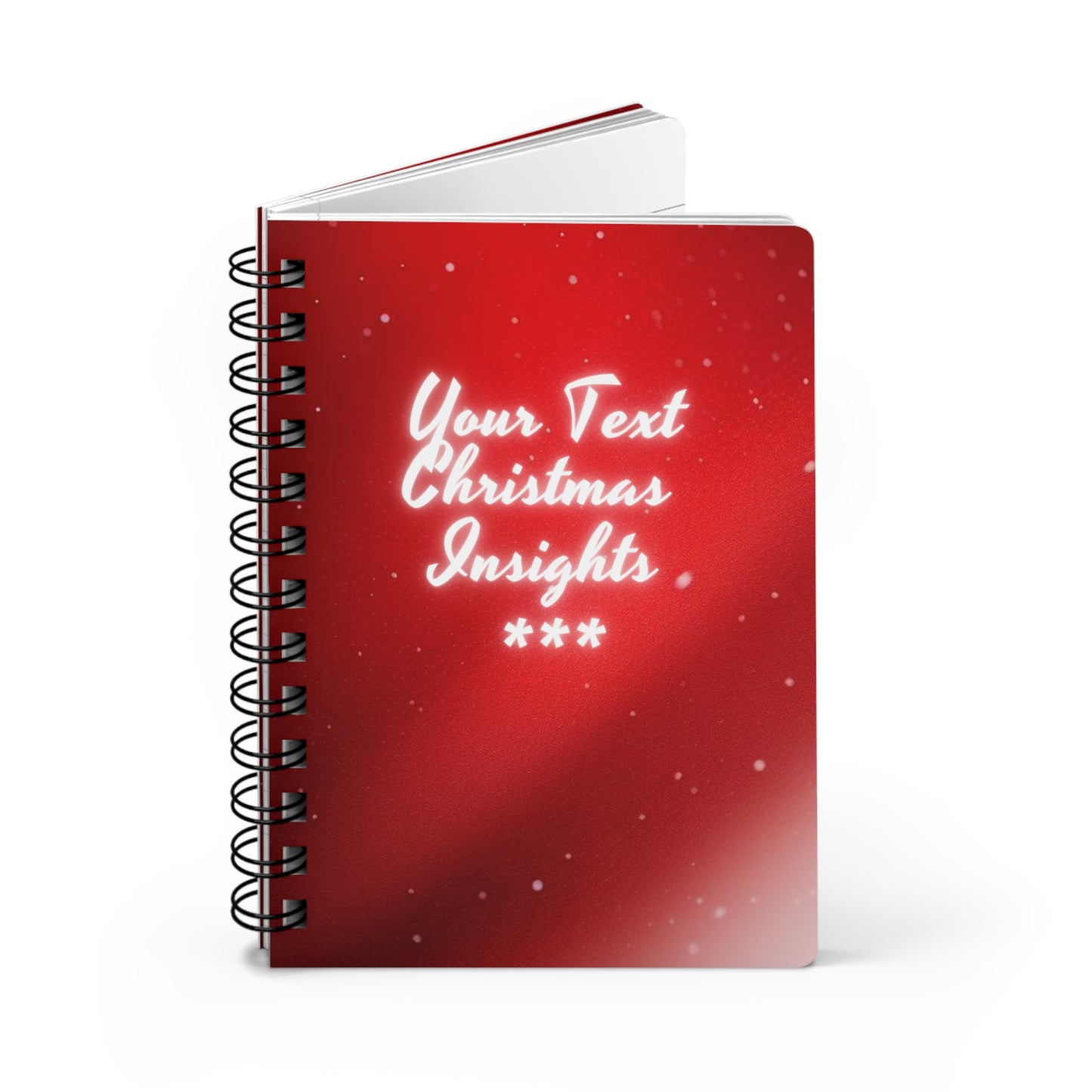 Christmas Insights (personalized) Spiral Bound Journal