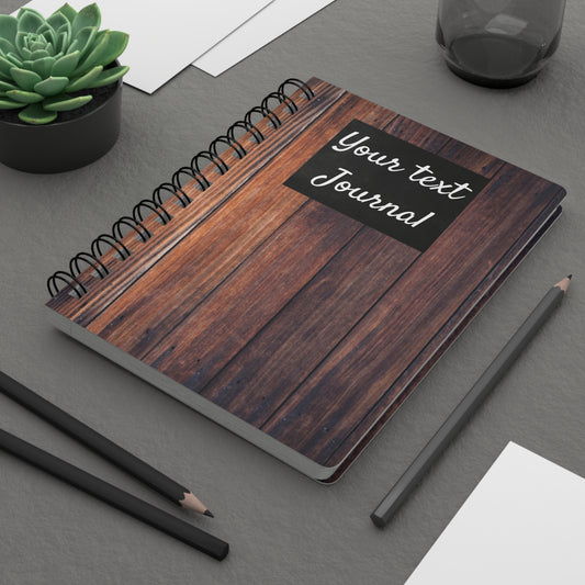 Old School (personalized) Spiral Bound Journal