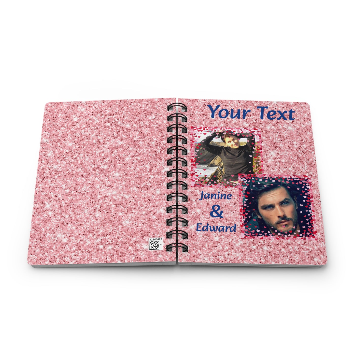 You And Me (personalized) Spiral Bound Journal