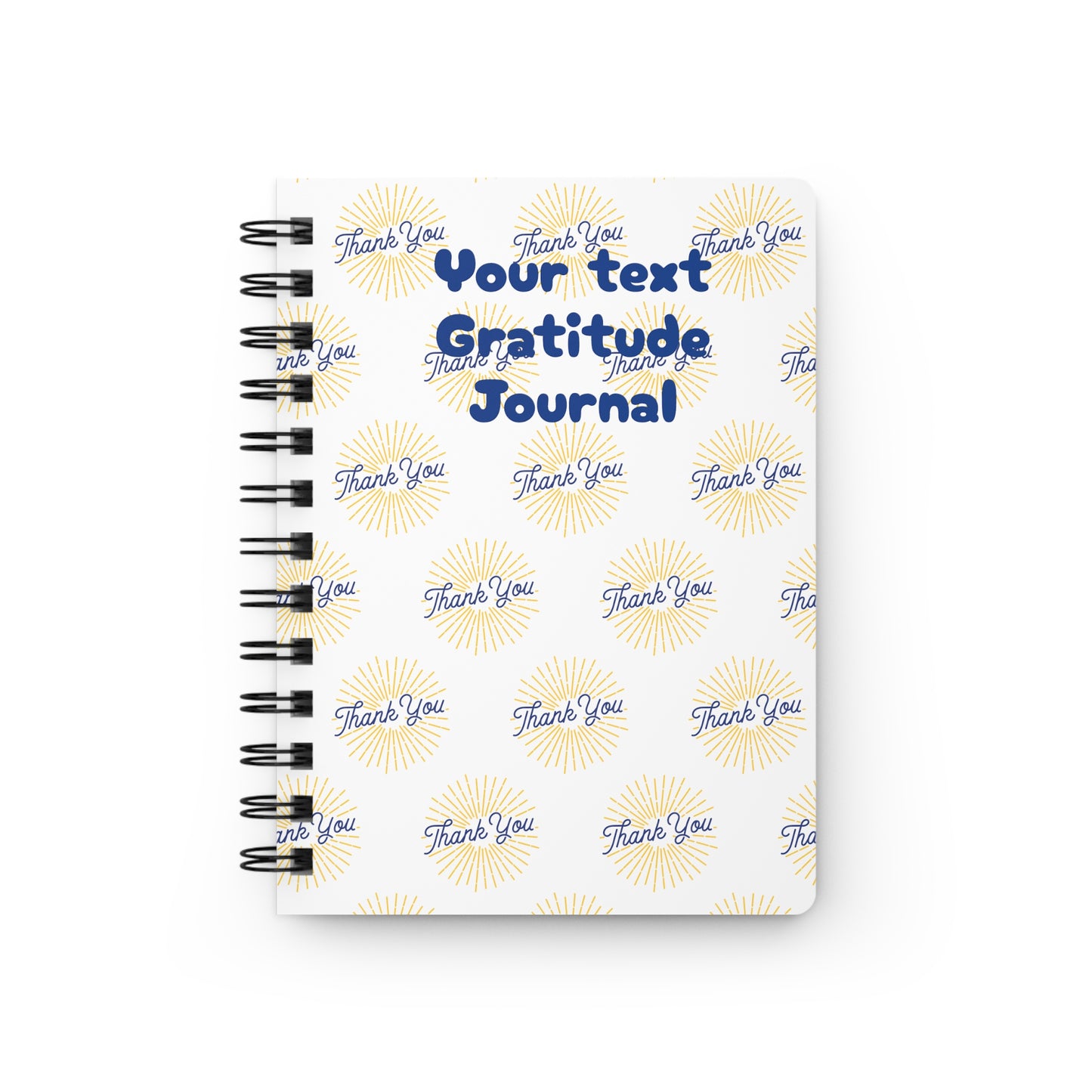 Gratitude 1 (personalized) Spiral Bound Journal