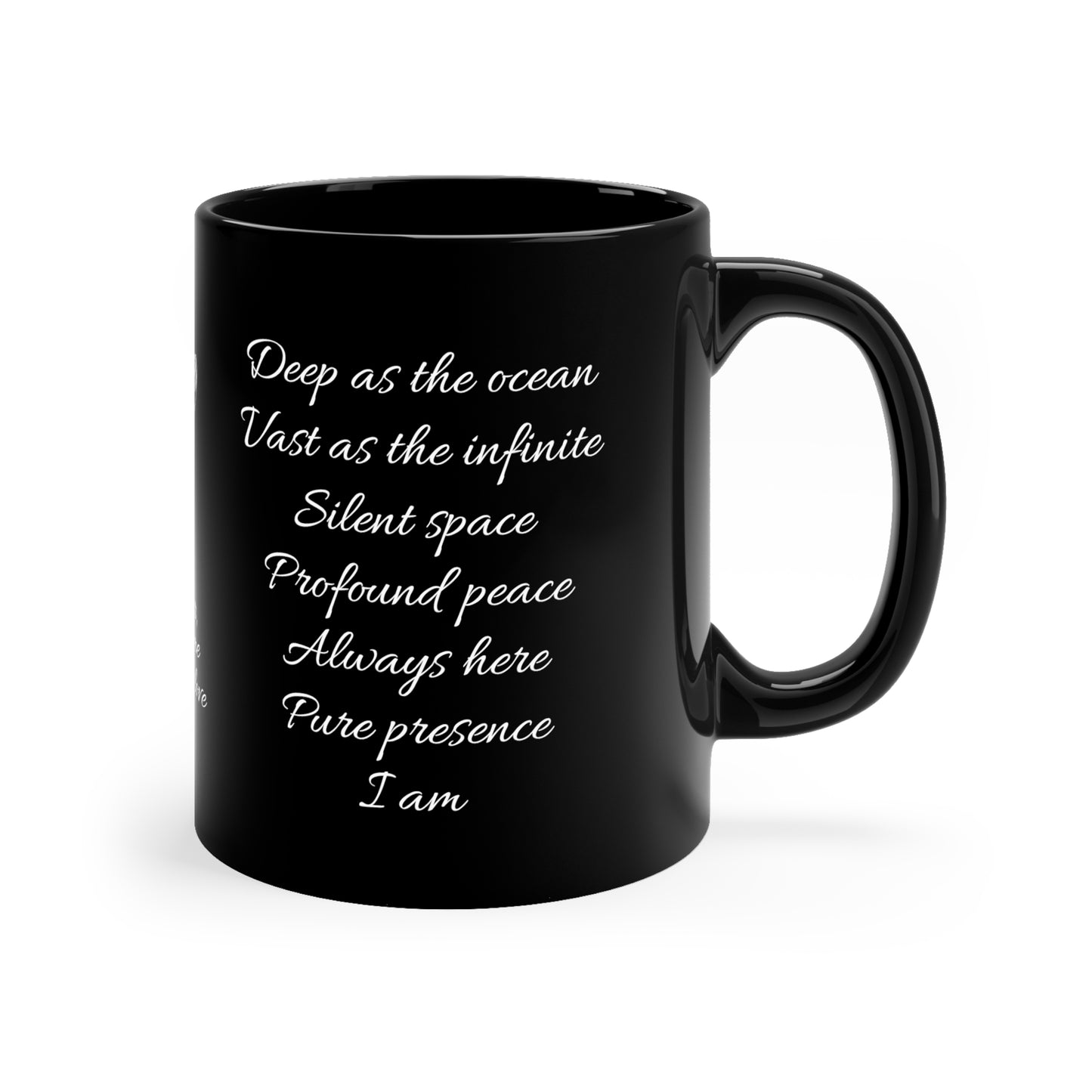 Deep As The Ocean (personalized) 11oz Black Mug