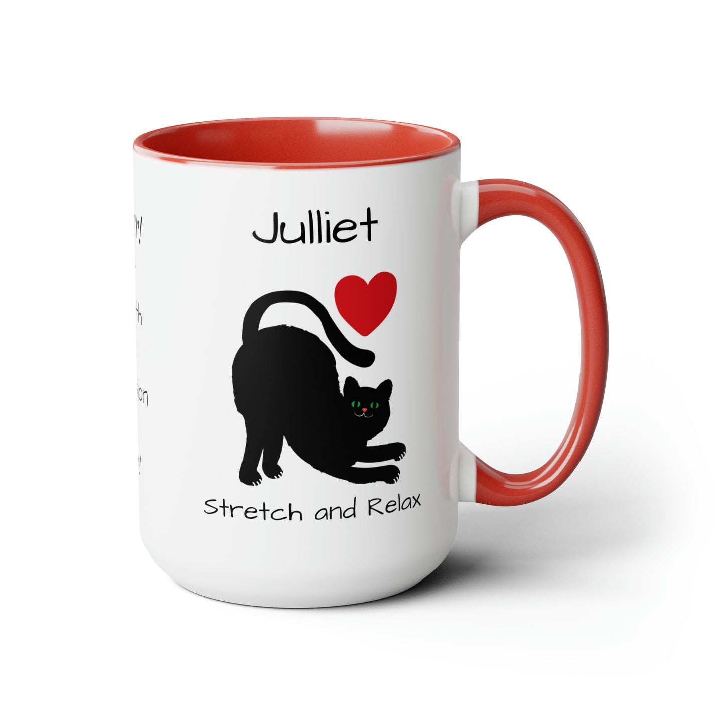 Stretch And Relax (personalized) Mug, 15oz