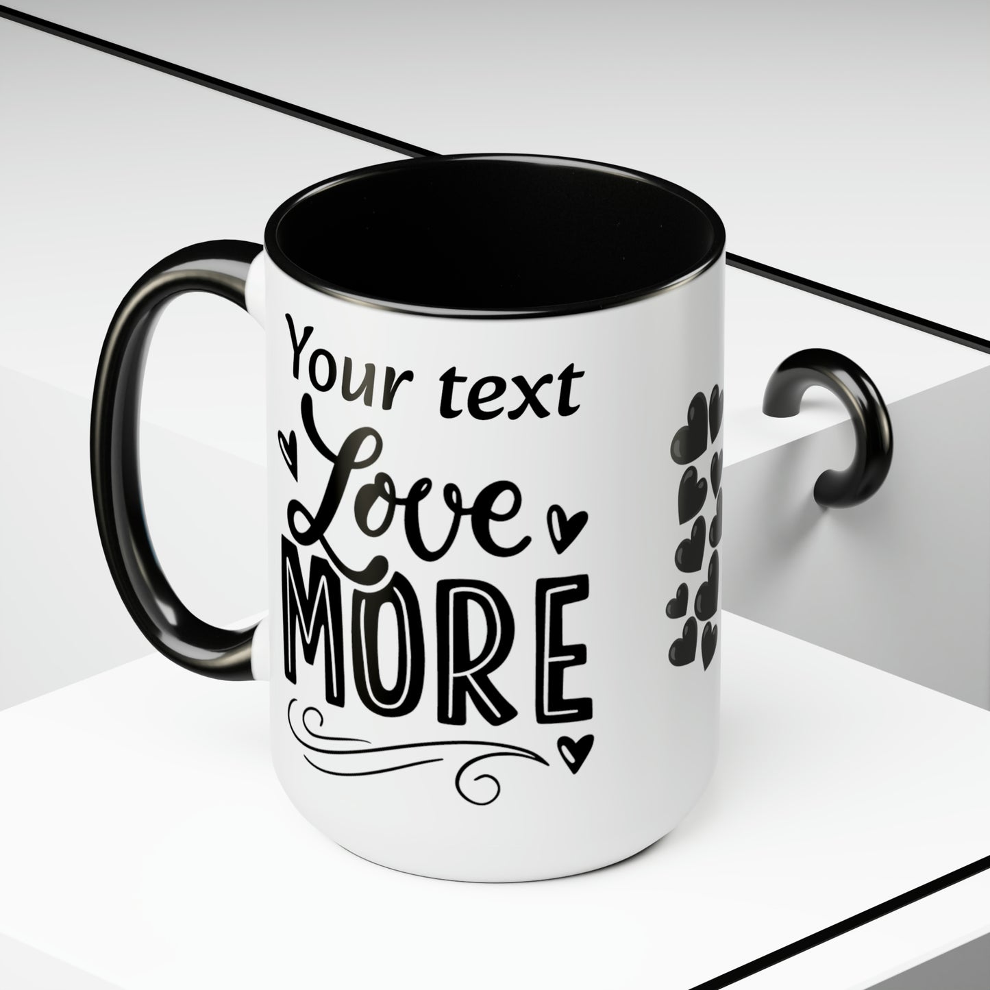 Love More (personalized), 15oz Mug