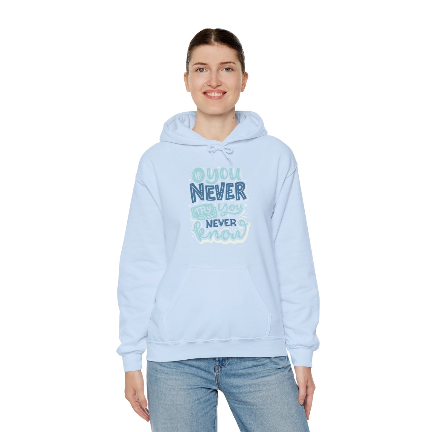 If You Never Try You Never Know Hoodie