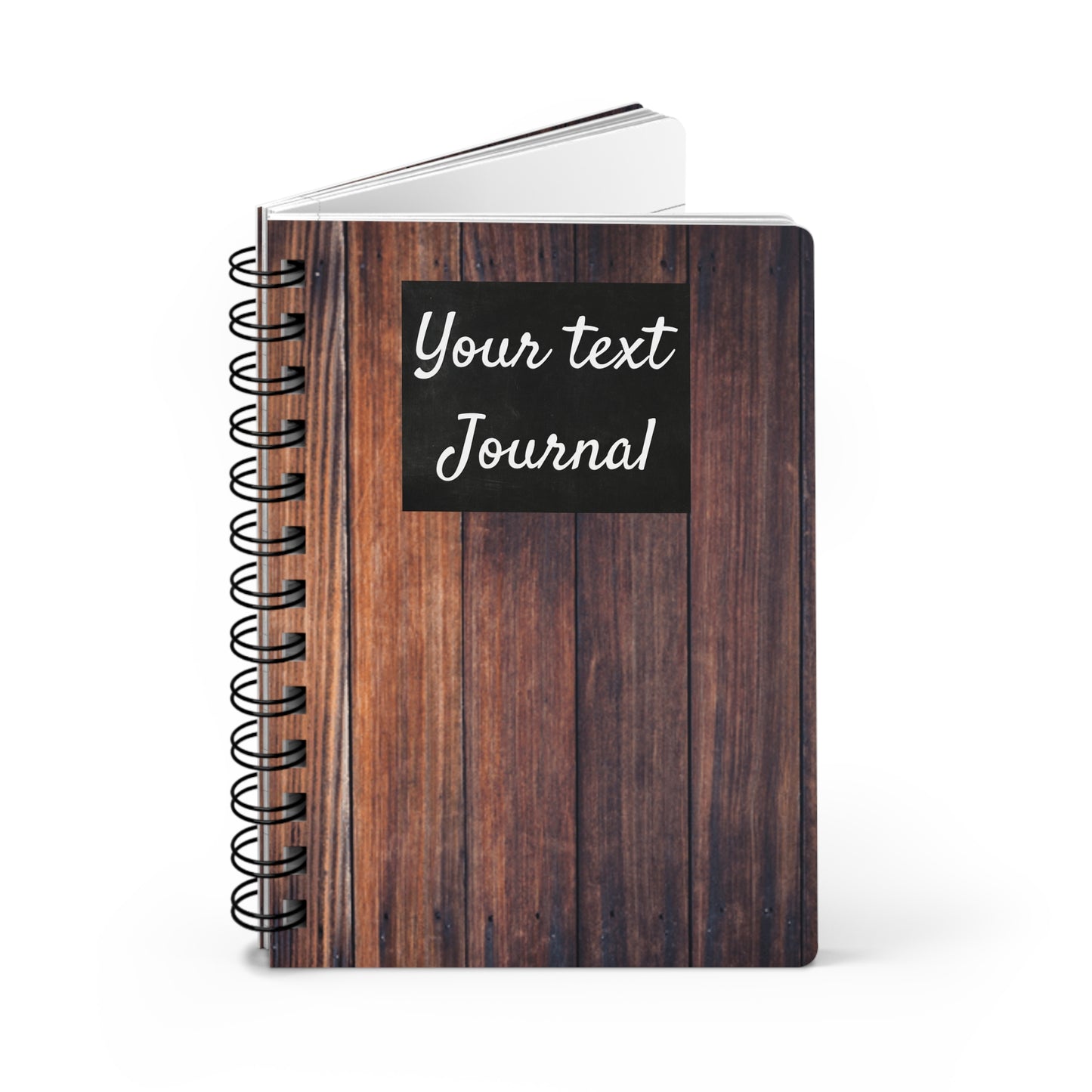 Old School (personalized) Spiral Bound Journal