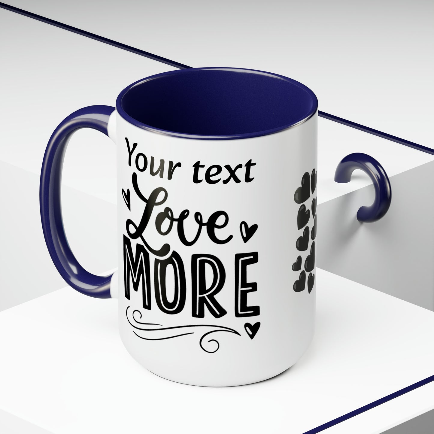 Love More (personalized), 15oz Mug