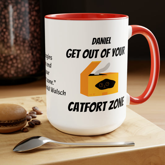 Catfort Zone (personalized) Mug, 15oz