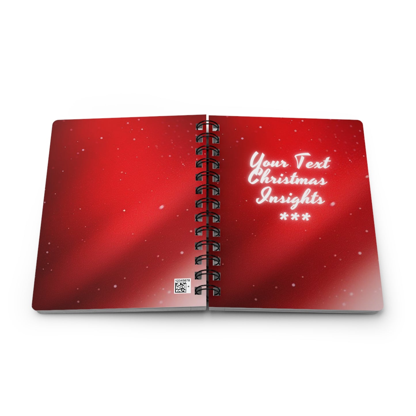 Christmas Insights (personalized) Spiral Bound Journal